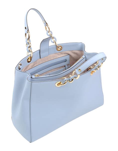 michael kors sky blue bag|michael kors navy blue handbags.